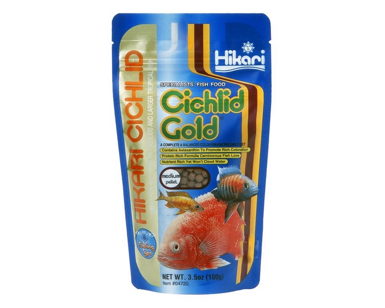 Hikari Cichlid Gold Medium Sinking Pellet (5 - 5.5mm) - 342g